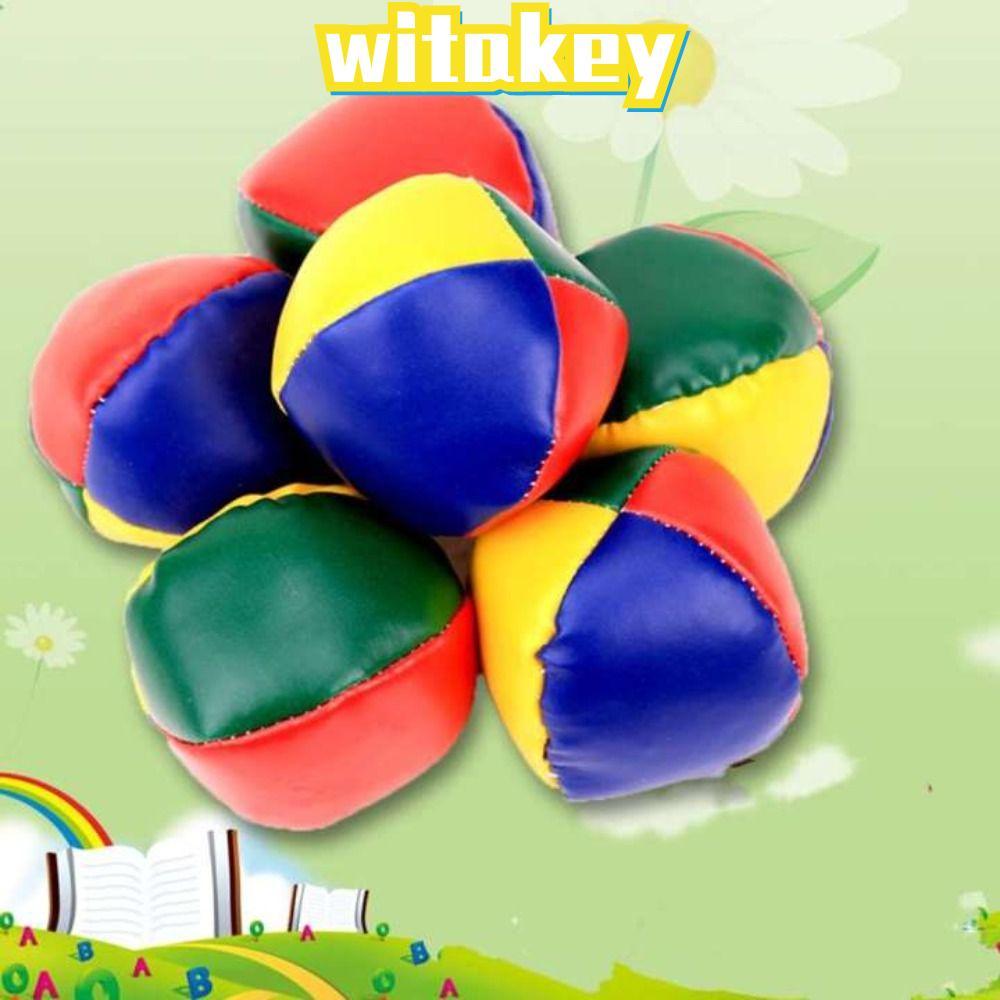 WITAKEY 3 Quả bóng Juggling Circus Nhỏ Học cách Juggle Đồ chơi trẻ em