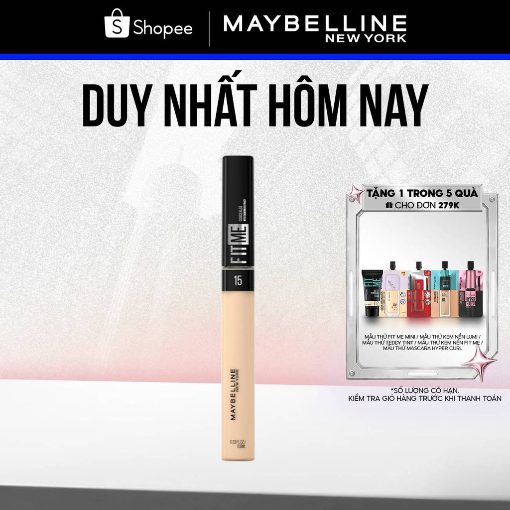 Kem Che Khuyết Điểm Mịn Lì Tiệp Mọi Tông Da Fit Me Concealer Maybelline New York 6.8ml
