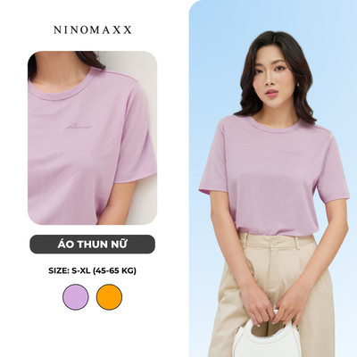 Áo Thun Nữ Basic Chất Mềm Mịn Thoáng Mát Ninomaxx 2510018