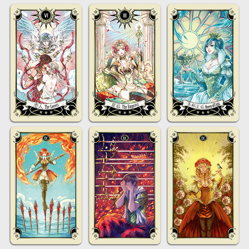 2026 Sản Phẩm Mới Chính Hãng Bí Ẩn Truyện Tranh Tarot Tarot Waite Witwitt Tarot Tarot Bộ Tarot Hai C