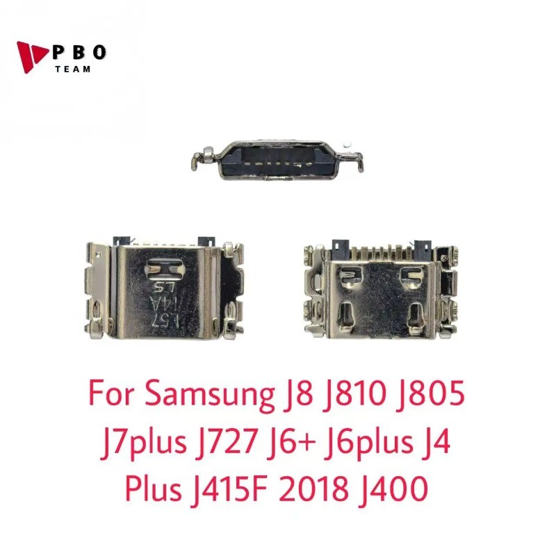 JDT 100 / 200 Chiếc USB Sạc Dock Cổng Kết Nối Cho Samsung J8 J810 J805 J7plus J727 J6 + J6plus J4 Pl