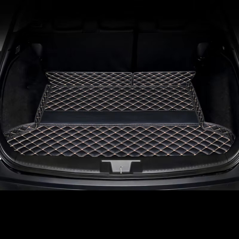 Cao Cấp-Leather Xe Thân Thảm Lót Hàng Hóa Cho Xe Toyota BZ4X EA10 Subaru Solterra 2023 2024 2025 Thả