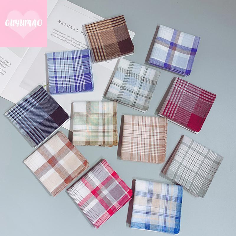 [guyumao] Khăn tay Cotton 40x40CM dành cho người lớn Big Square s Khăn mặt đa năng Nam Khăn lau mồ h
