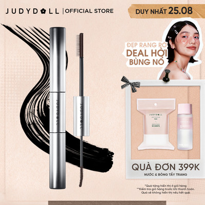 Mascara Hai Đầu JUDYDOLL Volume & Curling Mascara Tơi Dài mi Dày mi Lót mi Chống lem Chống Nước 2g