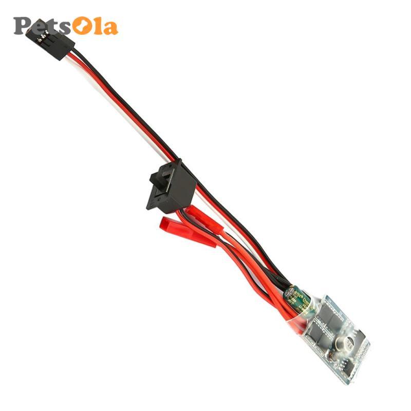Bộ điều khiển tốc độ ESC chải 30A ESC phanh cho xe hoặc thuyền RC Mini DIY