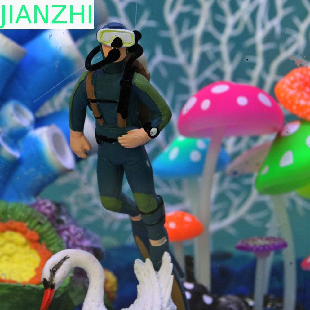 JIANZPH Bể Cá Nổi Diver, Tư Thế Bơi Cá Diver Trang Trí, Trang Trí Cảnh Quan Thiết Kế Tinh Tế Mô Phỏn