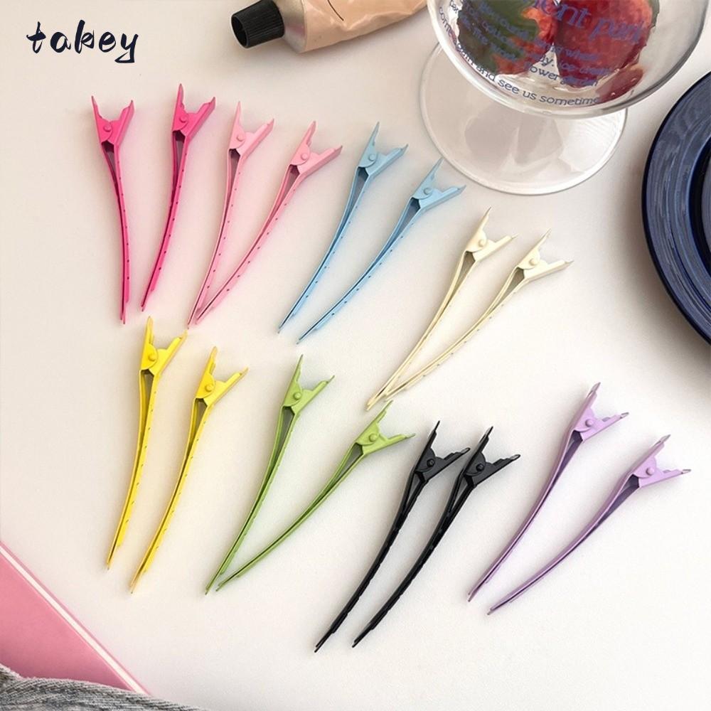 WITAK 6 / 12 Kẹp Tóc Salon, 6 / 12 Kẹp Mỏ Vịt Kim Loại Tạo Kiểu Kẹp Tóc, Barrettes Barrette Phong Cá
