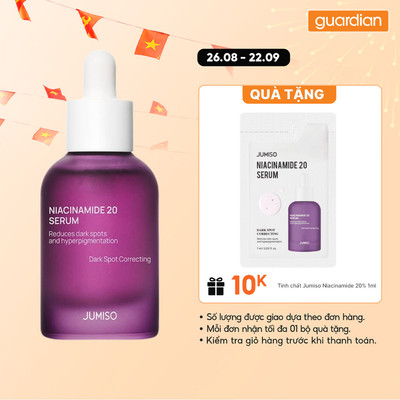 Tinh Chất Hỗ Trợ Dưỡng Sáng, Mờ Thâm Jumiso Niacinamide 20% Serum 40ml | Guardian Việt Nam