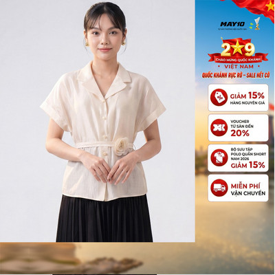 Áo Sơ mi nữ cộc tay GrusZ mã 010226063GZ VK391