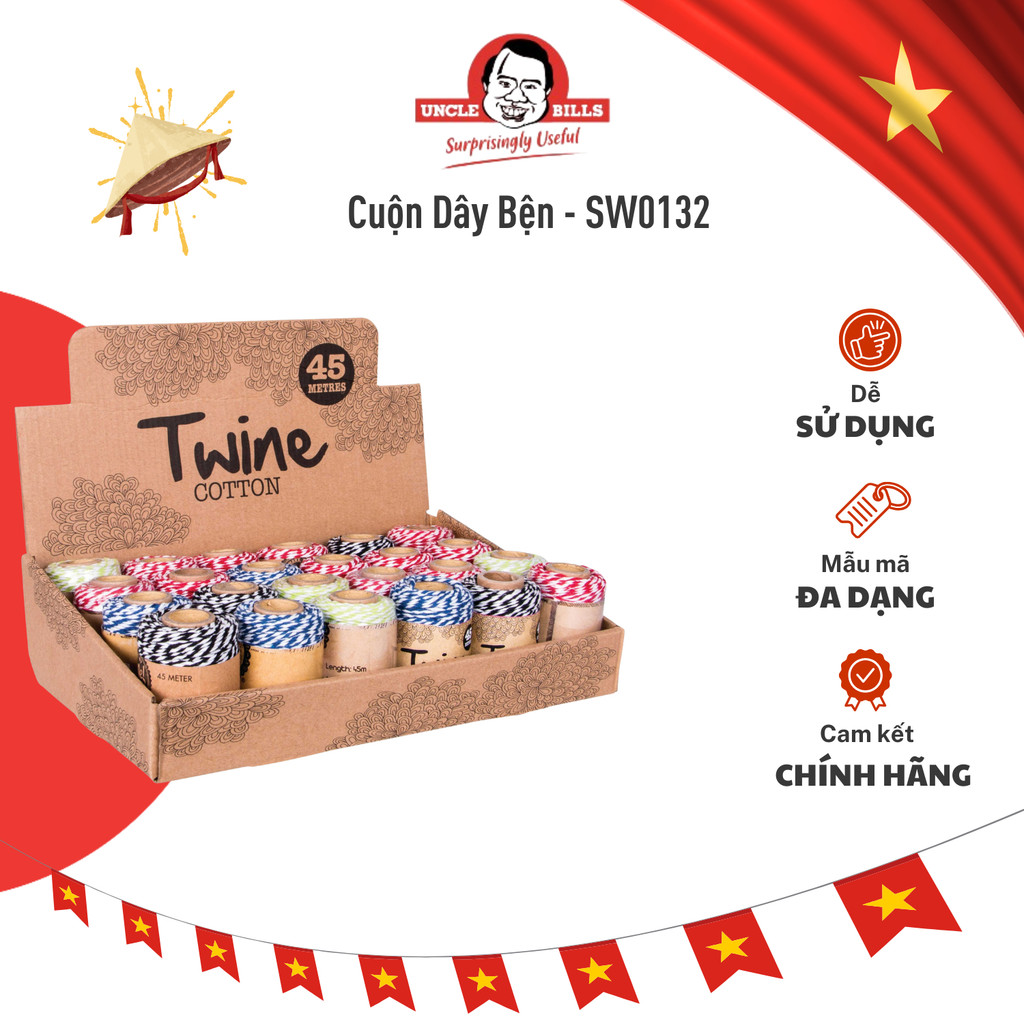 Cuộn dây bện màu 45m UNCLE BILLS SW0132