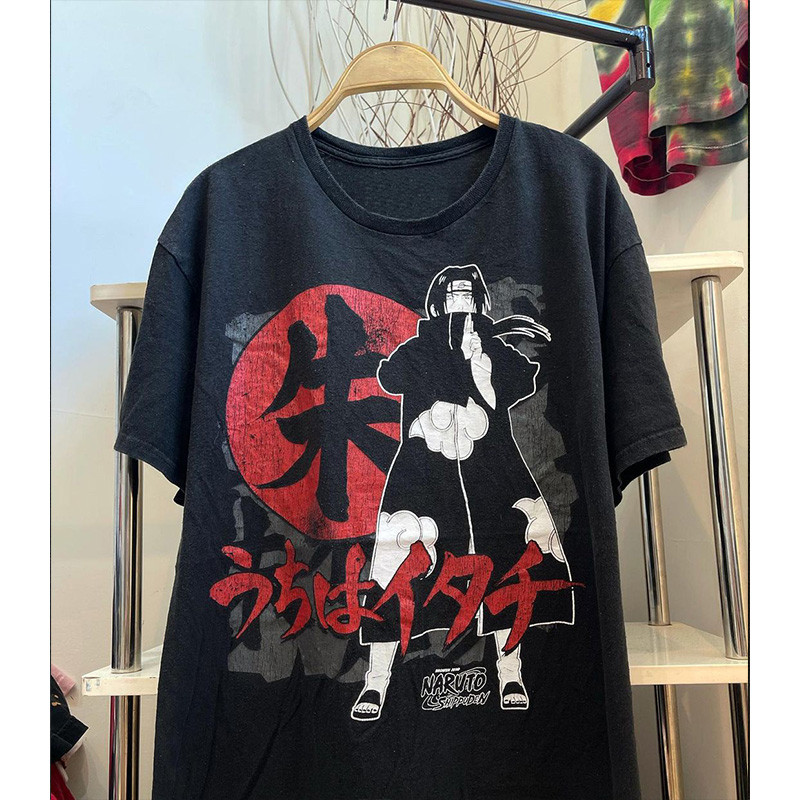 Hot Blood Người Nhật Bản Naruto Akatsuki Thành Viên Tổ Chức Suzaku Sasuke Itachi Hàng Hóa In Hình Cổ
