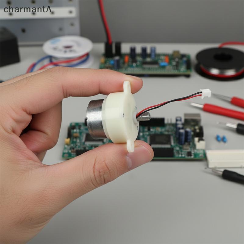 CharmantA Mini 300 Gear Motor 7RPM Hộp số Micro Động cơ giảm tốc độ chậm để giáo dục khoa học và thí