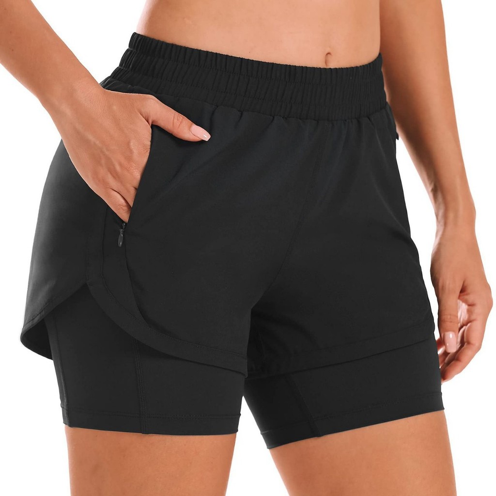 2026 Breathable and Loose Anti-Exposure Yoga Shorts Outdoor Mountaineering Hiking Jogging Sports Pan