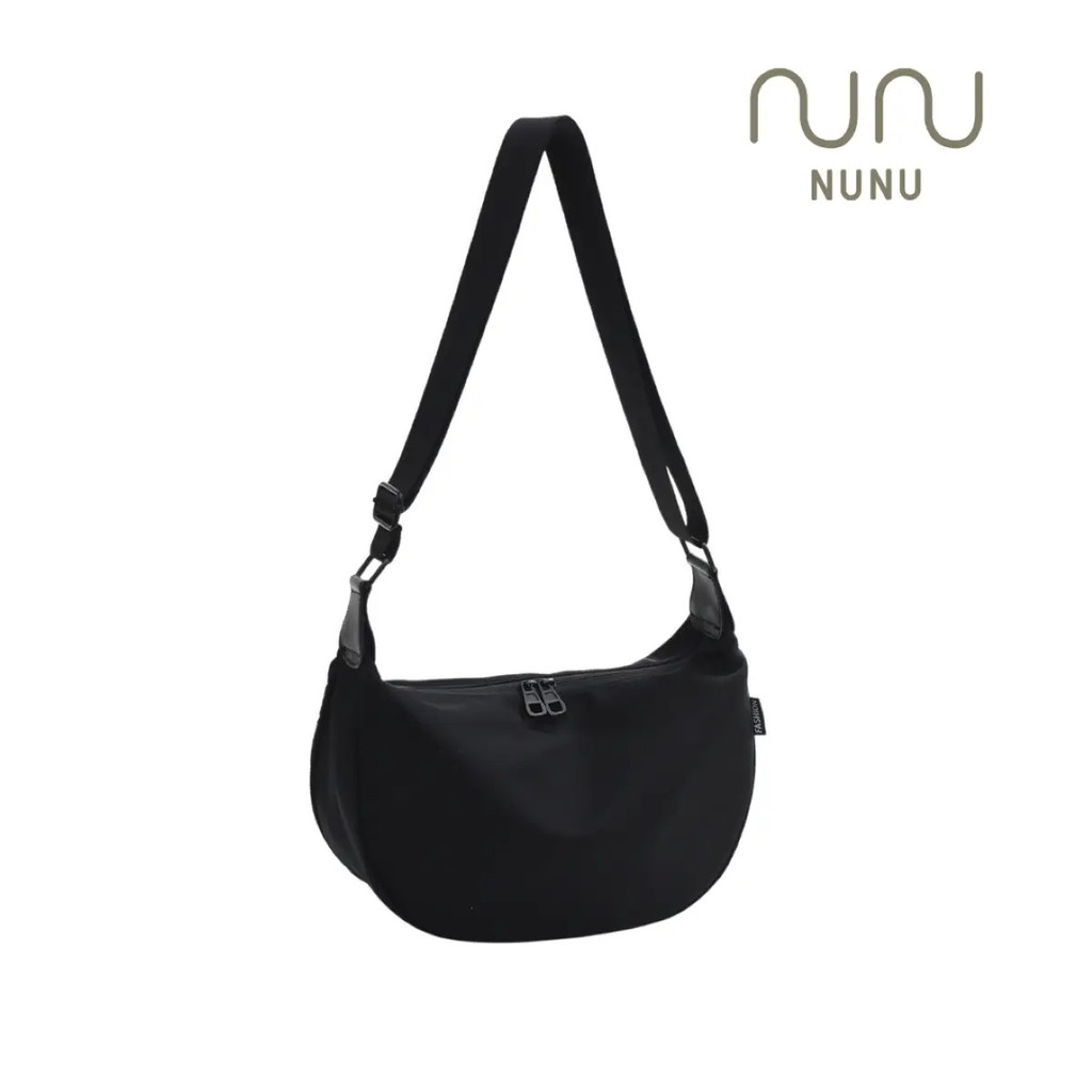 Túi vải NUNU Gyoza - Unisex Nam Nữ Túi đeo chéo nửa mặt trăng Túi xách nylon Unisex Nam Nữ Túi đeo n