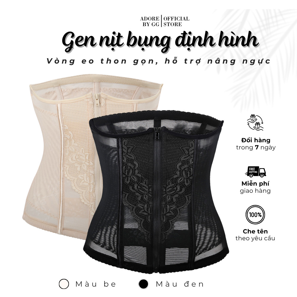 Đai nịt bụng Adore định hình siết eo Gen điều hoà thon gọn vòng eo, co giãn 4 chiều Định hình thăt e