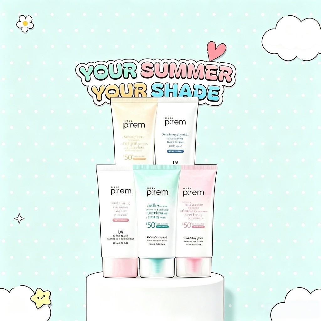 Make Prem Kem Chống Nắng Vật Lý Cải Tiến Mới Soothing Pink Tone Up Sun Cream Nâng Tone Hồng Rạng RỡS