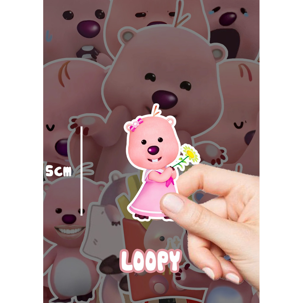 💕 Set 80 Sticker Loopy đã cắt sẵn ko trùng nhau – Sticker Cute Trang Trí Đồ Dùng Cá Nhân