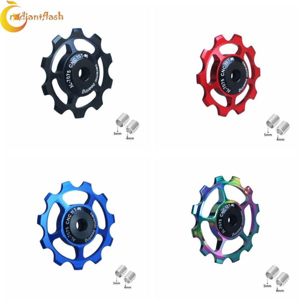 RADIANTFLASH Xe Đạp Phía Sau Derailleur MTB Xe Đạp Đường Bộ Jockey Bánh Xe Hướng Dẫn Chu Kỳ Jockey B
