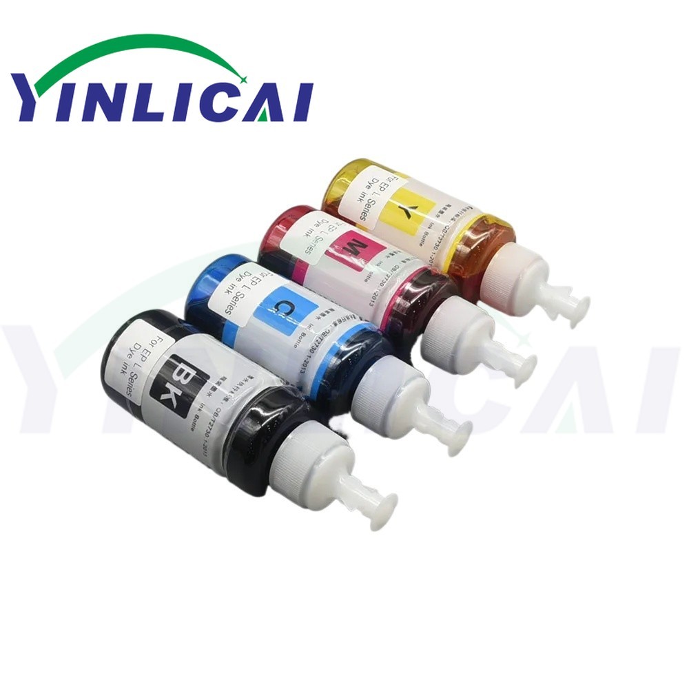 T544 544 Mực Nhuộm 4 Màu 70ml Bộ Đổ Chai Phù Hợp Cho Epson EcoTank L3150 L3110 L3100 L3210 L3250 L11