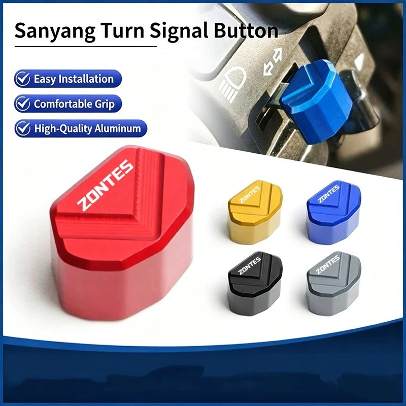 Nút Công Tắc Xe Máy Bật Tín Hiệu Công Tắc Nắp Chìa Khóa Cho Zontes 368G 703RR 703F 368D 368E 368M 25
