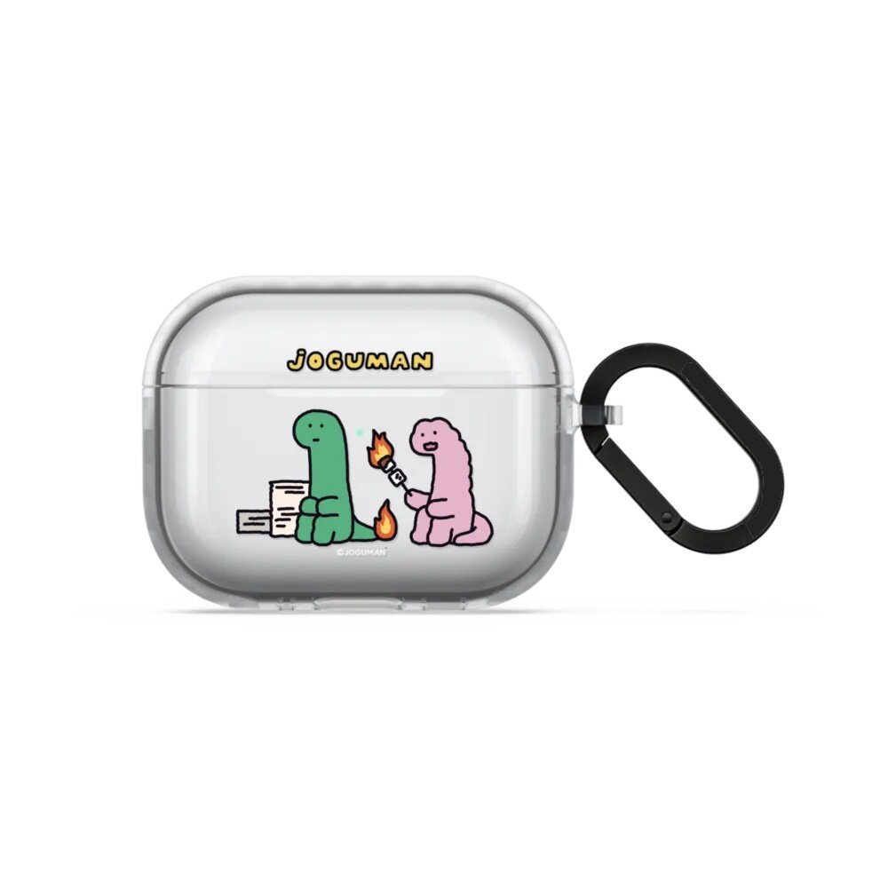 JOGUMAN Little Dinosaur Working Daily Tai nghe Case AirPods thế hệ thứ 4 AirPodsPro Vỏ bảo vệ thế hệ