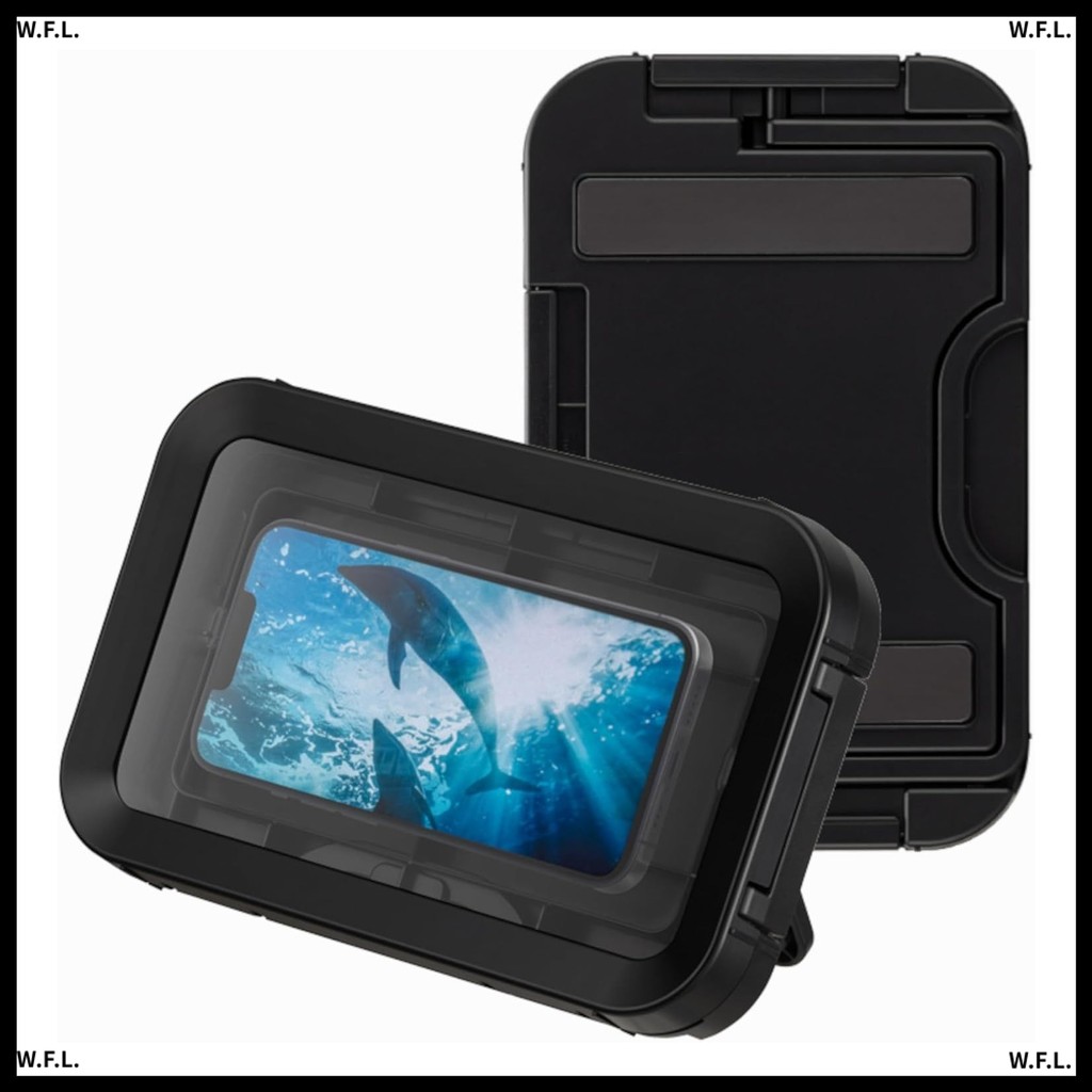 RHYTHM Smartphone Waterproof Case [Made in Japan] Waterproof equivalent to IPX7, suitable for baths,
