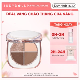 Bảng Phấn Mắt JUDYDOLL 6.5g 4 Ô Đa Dạng Màu Sắc Nhẹ Nhàng Tươi Tắn Tone Màu Trẻ Trung