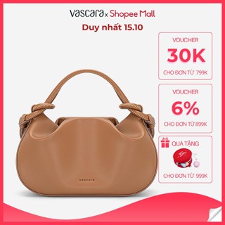 [Livestream 15.10] Vascara Túi Xách Tay Form Mềm Nhấn Chân Quai Kiểu - SHO 0289