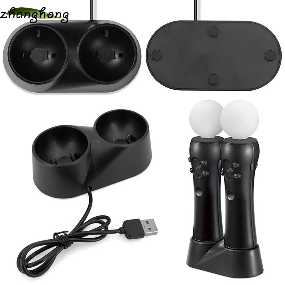 ZHANGHONG Dual Sạc Giá Đỡ Tay Cầm Chơi Game Phụ Kiện Thay Thế Trò Chơi Đế Sạc Cho Playstation PS3 / 