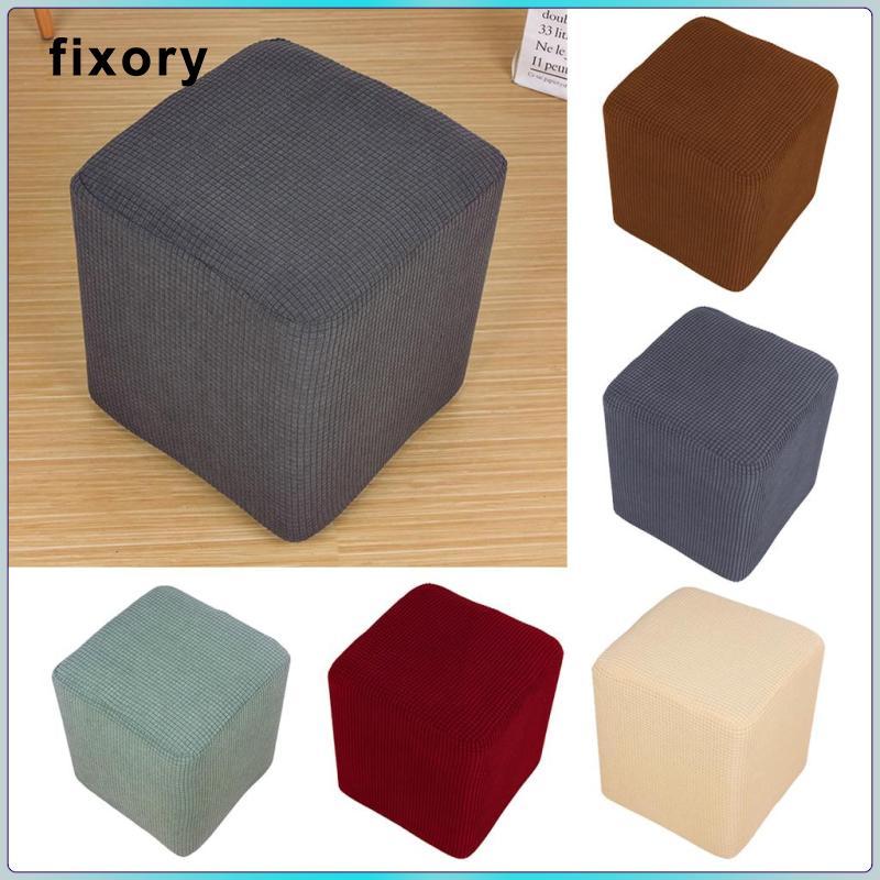 Ottoman Slipcover Footrest Sofa Slipcover, Footstool Cover, Vải co giãn Bảo quản Ottoman Covers, Cao
