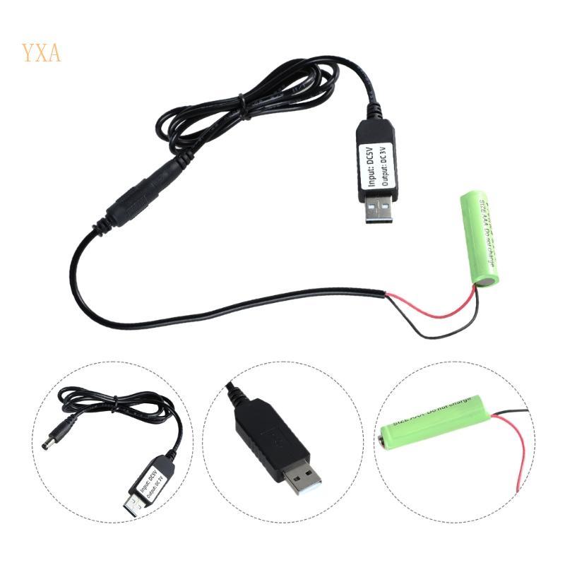 YXA USB 5V sang 3V LR03 Bộ chuyển đổi Bộ chuyển đổi nguồn điện cho đồ chơi Đèn LED từ xa 2 chiếc LR0