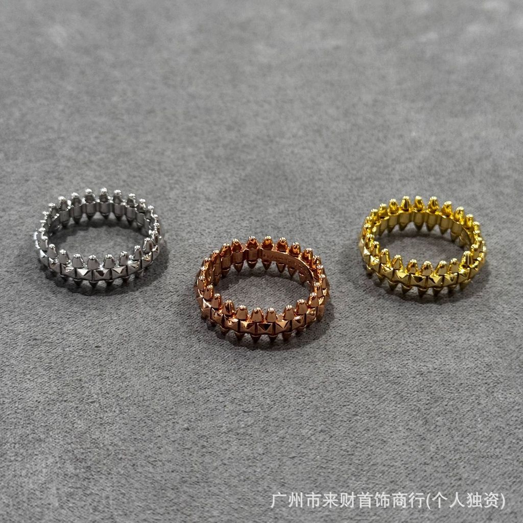 Simple and elegant closed ring, gold-plated ring, Middle Eastern Dubai gold-plated copper jewelry