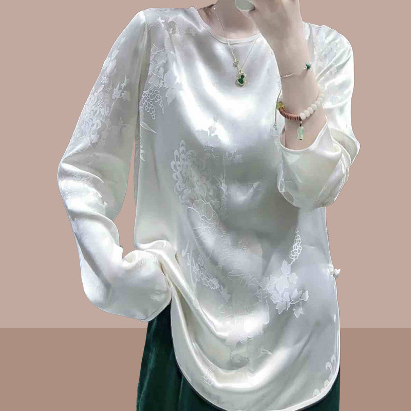 Áo sơ mi kiểu Trung Quốc, áo sơ mi kiểu Trung Quốc mới, áo kiểu Trung Quốc chất liệu