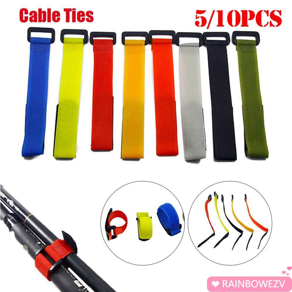 RAINBOWEZV 5 / 10 Chiếc Móc Vòng Eachine & Lipo Pin Nylon Dây Buộc Nhiều Màu