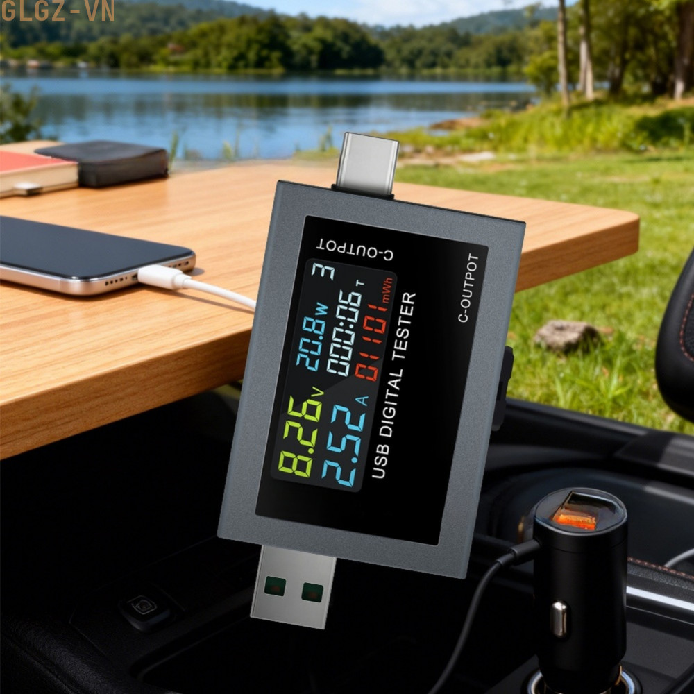 USB Digital Tester Color Screen Display High Definition LCD For Home Lab Testing