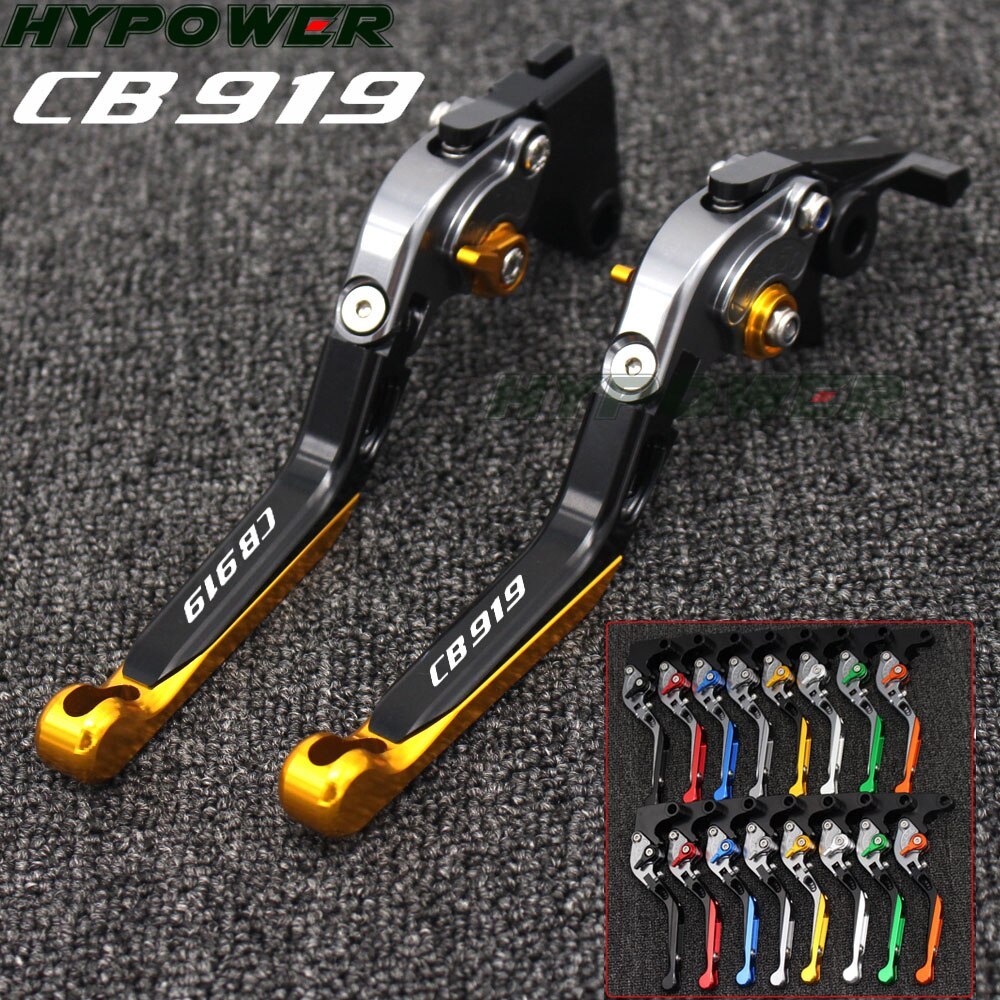 Dành Cho Xe Honda CB919 CB 919 2002-2007 2003 2004 2005 2006 Xe Máy CNC Có Thể Gập Lại Mở Rộng Phanh