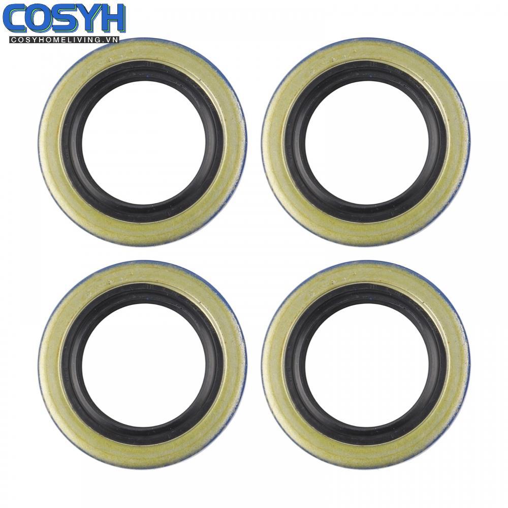 <cosyh>Oil Seal 12192TB 4pcs Double Lip Seals Metal Material Trailer Axles Seal