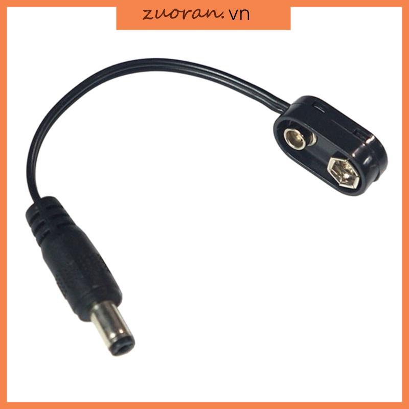 ZUOO Kẹp Chuyển Đổi Cáp Nguồn 9Volt Power Eliminators Adapter Nguồn Cáp Chụp Kết Nối Đàn Guitar Phụ 