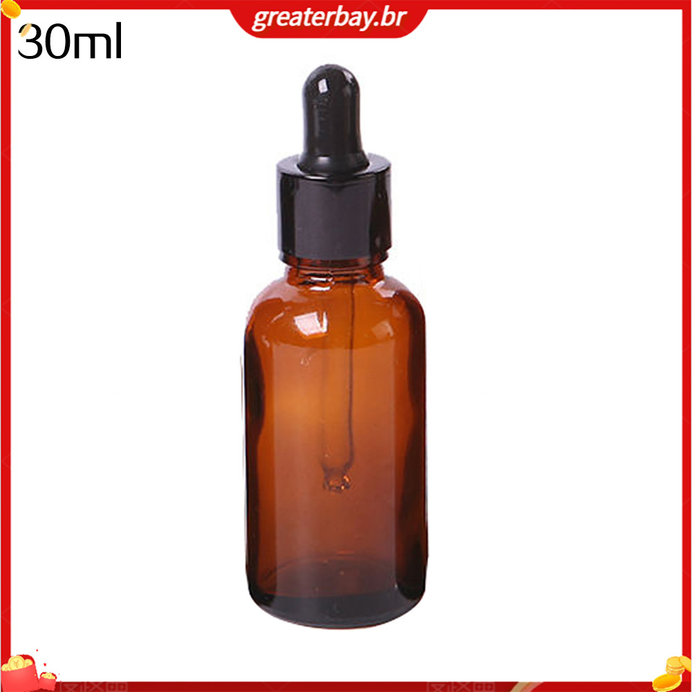 5ml-100ml Mini Amber Glass Liquid Reagent Pipet Chai nhỏ giọt mắt rỗng