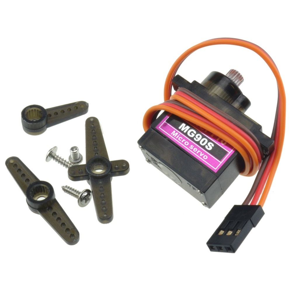 Servo MG90S Kim Loại 180° 360° Micro Servo Cho Robot Arduino