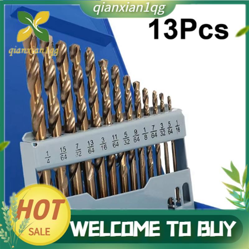 Bộ mũi khoan coban M35 Thép tốc độ cao Xoắn Jobber Chiều dài cho kim loại cứng, thép không gỉ, gang 