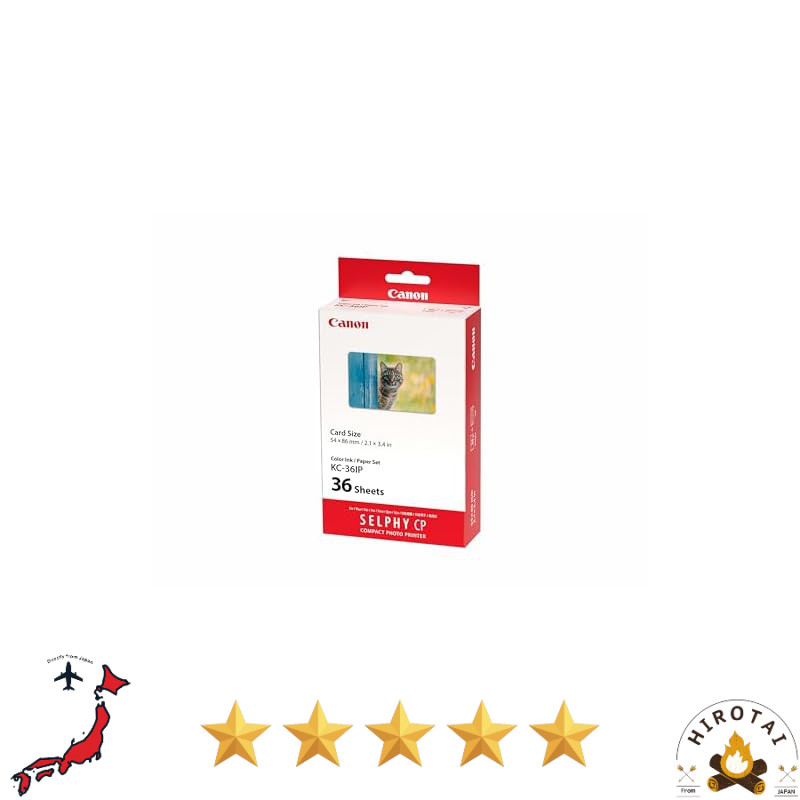 Canon SELPHY CP Series Compact Photo Printer & Color Ink/Paper Set (Card and Standard Sizes)