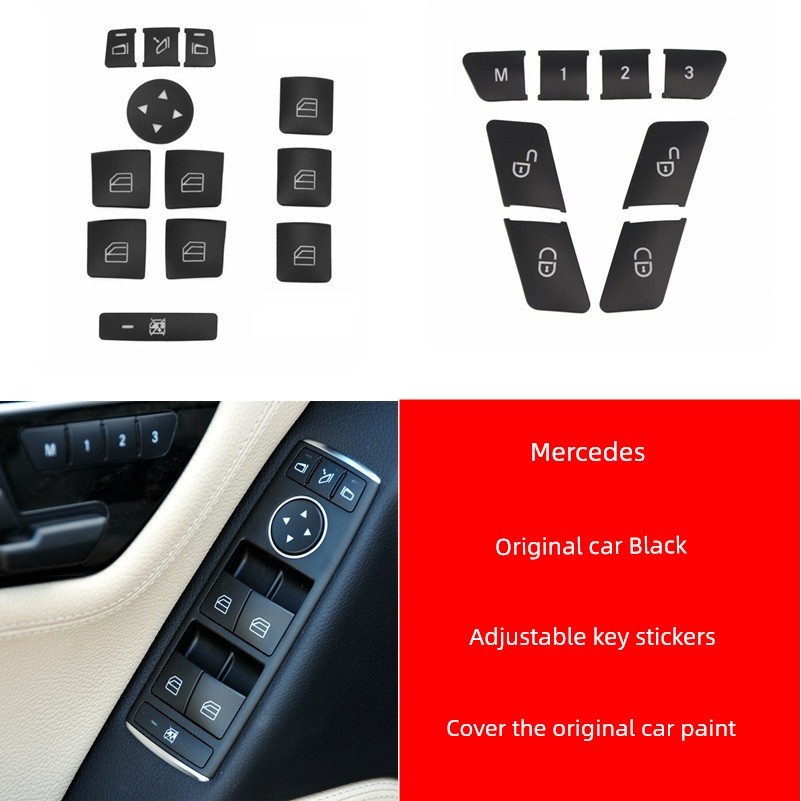 Mercedes-Benz GLK300 Nội Thất GLA200 CLA Cũ E260 W204 C180 Điều Khiển Trung Tâm Sửa Đổi Cửa Sổ Nâng 