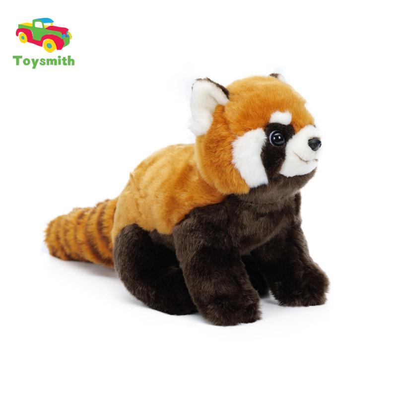 Toysmith Red Panda Plushie Plushie Toy Huggable Red Panda Plushie Thú nhồi bông Plushie với đuôi sọc