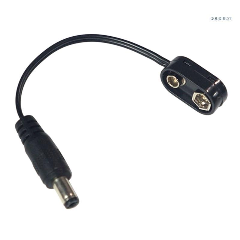 GOO Kẹp Chuyển Đổi Cáp Nguồn 9Volt Power Eliminators Adapter Nguồn Cáp Chụp Kết Nối Đàn Guitar Phụ K