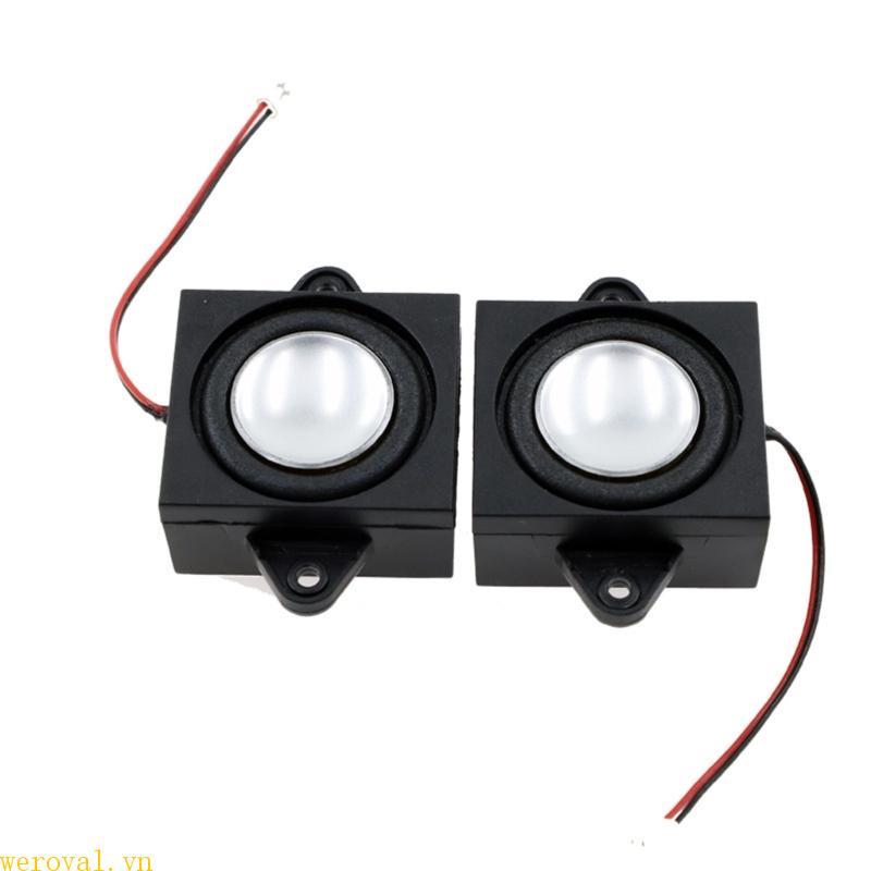 WER 2 Chiếc 4Ohm 5Watt Loa 4ohm 5W Loa Loa 2Pin Thiết Bị Đầu Cuối Cho Các Dự Án Điện Tử Nhỏ