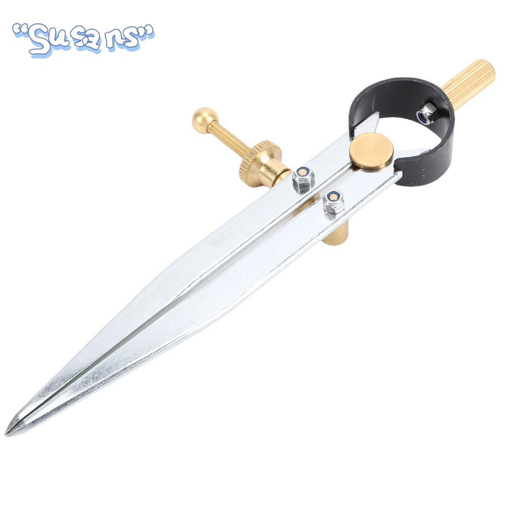 SUSANS Spring Divider Caliper, Thép Carbon Flat Leg Shape Wing Divider Caliper, Đồng thau có thể điề