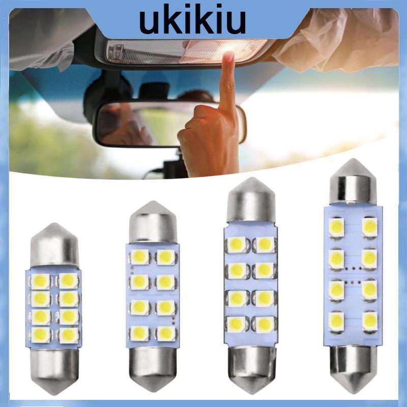 Bóng đèn LED trang trí xe hơi UKI 8SMD Festoon hai mũi 31mm 36mm 39mm 41mm