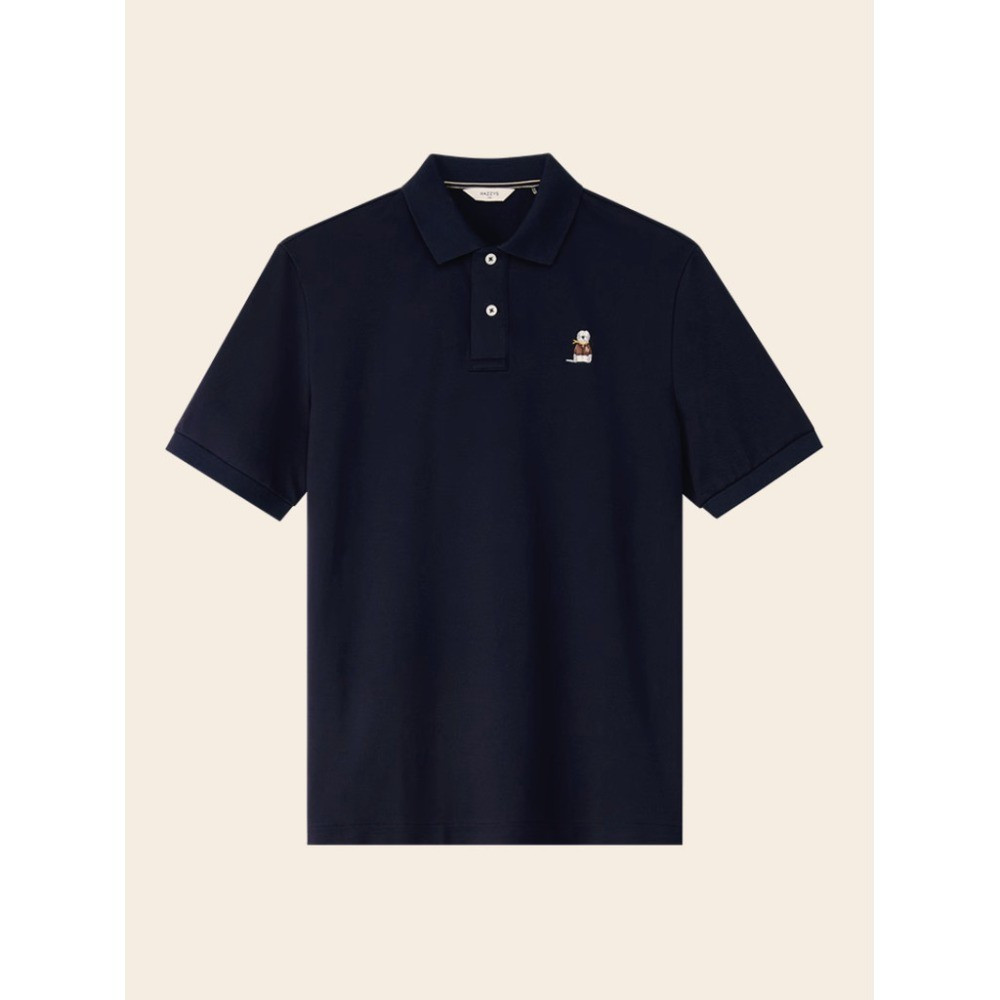 Áo sơ mi Polo in Logo nhỏ thời trang chất lượng cao Hazzys Hàng có sẵn
