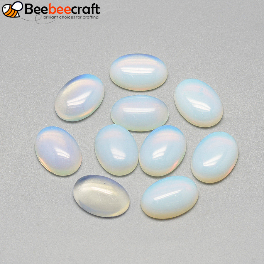 5 chiếc Opalite Cabochons Hình bầu dục 18x13x5mm